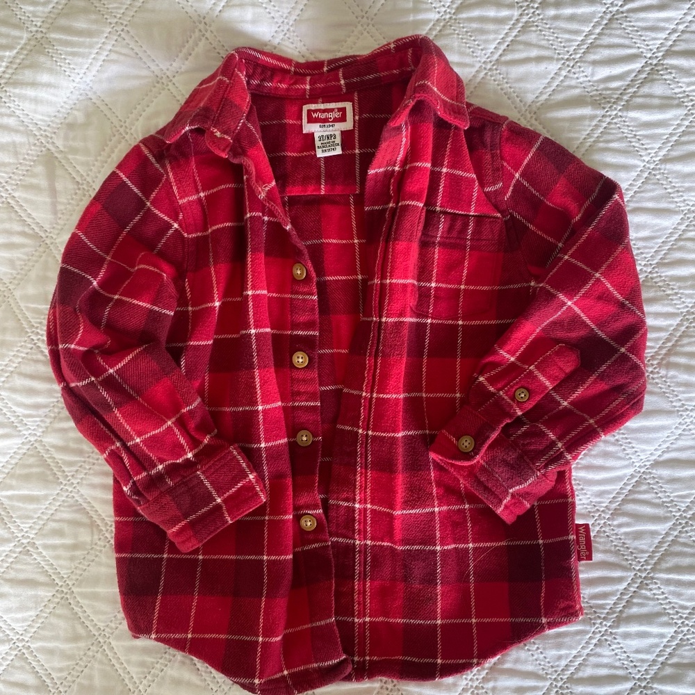 Toddler Boys Wrangler Flannel